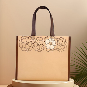 Günstige LOW MOQ Custom Vlies Einkaufstasche mit Logo Recycelbare laminierte Einkaufstasche Supermarkt Vlies wieder verwendbare Taschen - Product Image 2