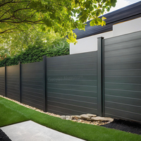 Guoyao 4x8 noir 8ft grand intimité aluminium balcon clôture de sécurité insert 18 bronze greadsea 1800 lances fleuron alu gartenzaun