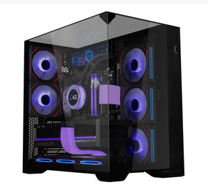Boîtier de jeu populaire avec panneau latéral en verre trempé, boîtier d'ordinateur de jeu ATX, boîtier PC de jeu - Product Image 1