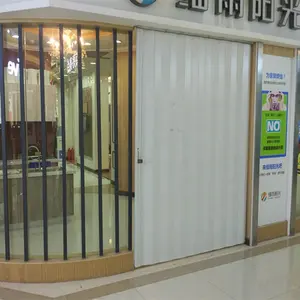 Pintu interior lipat, pintu geser PVC Modern Kedap suara, pintu interior lipat untuk rumah