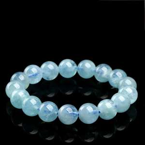 Vente en gros d'aigue-marine perles en vrac cristal naturel accessoires <span class=keywords><strong>de</strong></span> bijoux à bricoler soi-même produits semi-finis faits à la main autres artisanat en cristal - Product Image 5