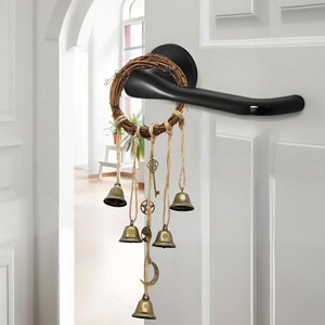 Carillons éoliens de sorcière, cordes décoratives, cloches en métal, bricolage, ficelle, cloche faite à <span class=keywords><strong>la</strong></span> main, décorations suspendues à <span class=keywords><strong>la</strong></span> porte, carillons éoliens - Product Image 1