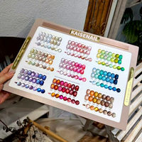 KAISE Kit de 63 Couleurs de Gel Ongles Effet Œil de Chat Multicolore 2026 Nouveau Gel UV Haute Qualité Tendance Non Toxique pour Salon de Manucure Vente en Gros ODM/OEM