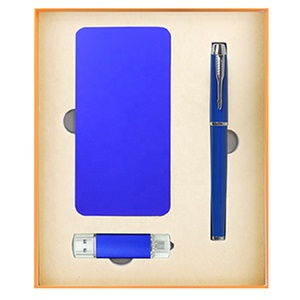 ชุดของขวัญธนาคารพลังงาน3-in-1คุณภาพสูงประกอบด้วยแท่ง USB และปากกาพร้อมโปรโมชั่นขององค์กรสำหรับกล่องของขวัญคริสต์มาส - Product Image 3