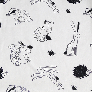 Stampa digitale personalizzata di alta qualità Design volpe su tessuto Jacquard di cotone leggero per la tenda di copertura della borsa della camicia da ragazzo - Product Image 4