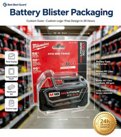Empaque Personalizado de Blíster Protector para Relojes de Plástico, Bandeja Transparente Tipo Concha, Caja de Exhibición Electrónica Reciclable, Caja de PET de 1 mm
