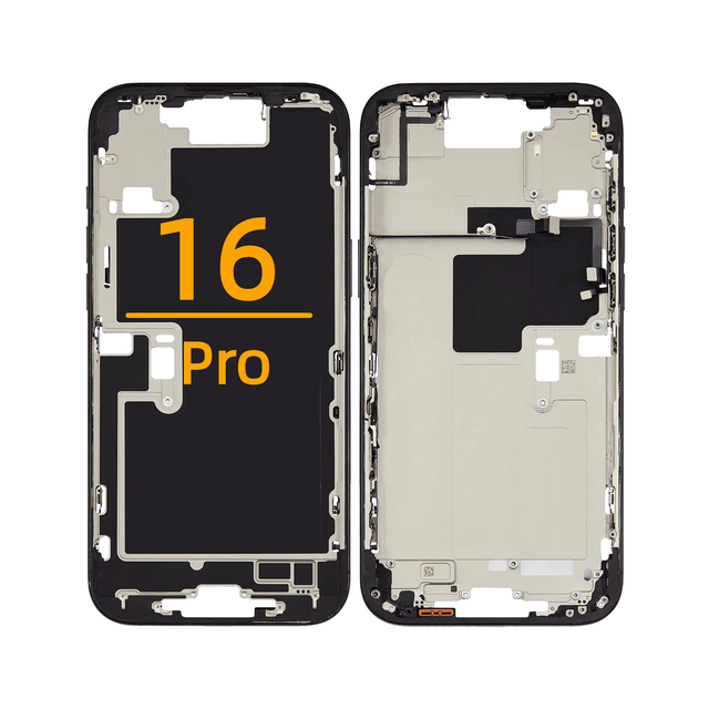 Mid-frame case with Power and Volume Buttons for iPhone 16 Pro