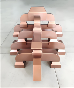 Supports décoratifs en aluminium ignifuges rectangulaires pour arche, style architectural chinois, pour le temple de Shaoxin - Product Image 1