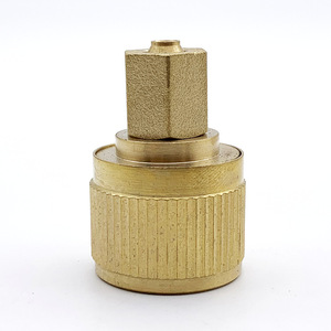 ข้อต่อทองเหลืองขนาด 1/4 นิ้ว แบบต่อเร็ว สำหรับสายยางรดน้ำในสวน - Product Image 4
