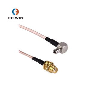 ขวามุม <span class=keywords><strong>TS9</strong></span> ชาย SMA Pigtail Cable RG316 - Product Image 1