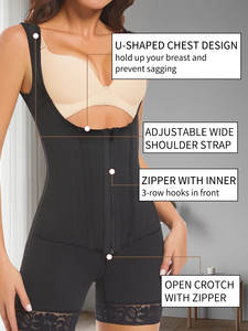 Langqin Femme Colombienne Shaper Straps Haute Compression Corps Entier Minceur Shaperwear avec Fonction Respirante Contrôle du Ventre - Product Image 5