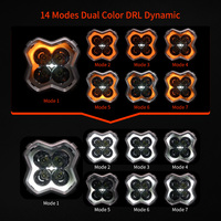 Barres lumineuses LED modulaires et connectables Amber DRL Dynamic 40 52 pouces pour tout-terrain UTV, compatibles avec Can-Am Maverick X3