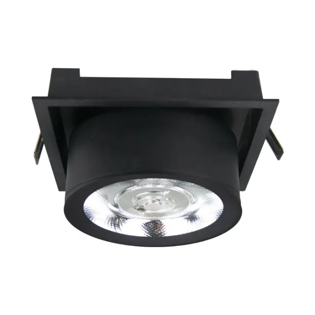 RONSE Spot fanale regolabile 20w per interni commerciali punto luce 10w quadrato 2700k soffitto incavo pannocchia luce Led 30w