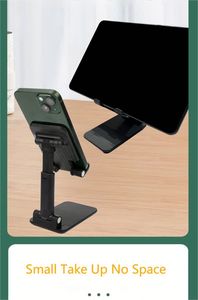 Custom Logo Promotional Anti Shake Foldable Office Desktop Plastic Cell Phone <b>Tablet</b> <b>Stand</b> Adjustable Gift Mobile Phone Holder - Product Image 4