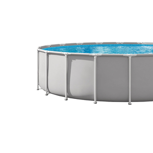 <span class=keywords><strong>Piscina</strong></span> Redonda <span class=keywords><strong>INTEX</strong></span> 26756 de 20 Pies x 52 Pulgadas con Marco Prismático, <span class=keywords><strong>Piscina</strong></span> Elevada con Marco Metálico Grande - Product Image 3