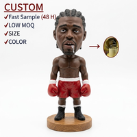 Figurine de boxeur personnalisée en résine, sculpture sportive artisanale peinte à la main, haute qualité
