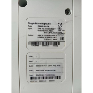 E94ASHE0174 ไดรฟ์เดี่ยว HighLine มือสองสภาพดี E94ASHE0174 E94ASHE0174 ไดรฟ์เดี่ยว HighLine สำหรับ Lenze E94ASHE0174 - Product Image 5