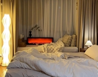 Nouvelle Cheminée Électrique à Bas Prix 97 cm 2026, Lampe Décorative à Flamme LED pour Salon Européen, Fabricants