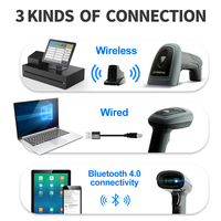 GTCODESTAR Escáner de código de barras 2D Tableta inalámbrica Android Qr Lector de código de barras Escáner Rakinda Cmos Sensor de imagen Precio Escáner de código de barras