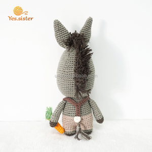 Offre Spéciale Crochet Bébé Jouet Âne Avec Carotte - Product Image 4