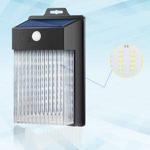 Уличный светодиодный светильник с датчиком движения, настенный фонарь для забора, сада, парковки, аварийное освещение на солнечной батарее - Product Image 5