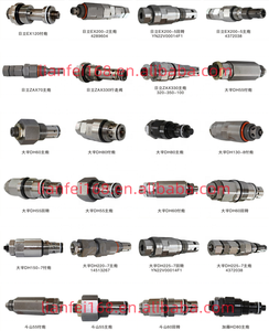 723-40-93800 723-40-93801 723-40-92101 723-40-92102 723-40-92103 PC300-8 PC350LC-8 Bagger Haupt-Überdruckventil - Product Image 5