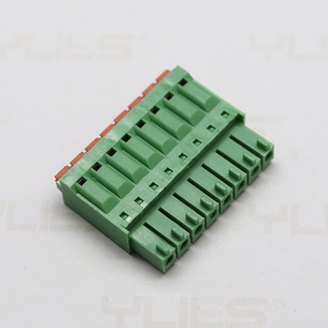 מוצרים חמים ירוק פלסטיק מארז עם <span class=keywords><strong>3.5Mm</strong></span> המגרש ללא בורג נשי מסוף בלוק מחבר שווה ערך קשר מסוף - Product Image 3