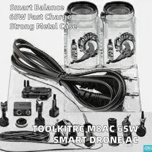 Chargeur intelligent AC ToolkitRC M8AC 65W, chargeur rapide et équilibré pour batterie de modèle RC 1-8S avec écran LCD pour FPV RC - Product Image 2