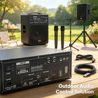 Module amplificateur audio numérique AC220V DC12V pour système de musique vocale extérieur avec carte PCB complète