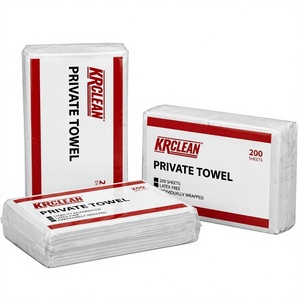 Serviette de toilette rectangulaire jetable non tissée OEM en gros, écologique, pour salle de bain, KRClean Vietnam - Product Image 1