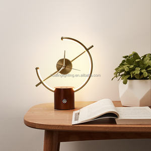 Portable moderne décoratif bar chambre tactile DIMMABLE lumière <span class=keywords><strong>ARK</strong></span> base led table veilleuse avec horloge et chargeur sans fil - Product Image 4