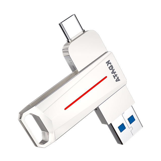 Kdata Promotional Metal Encrypted Phone Laptop Flash Drive 3.0 64GB 256GB Swivel Write Protected SSD USB Flash Drives