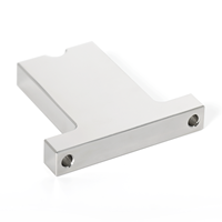 Soporte de Posicionamiento en Forma de T de Aluminio al por Mayor, Mecanizado CNC sin Rebabas, Alta Precisión, Componente de Automatización Certificado ISO, Personalizado