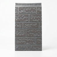 Sistema de Revestimiento de Pared Exterior Completo, Personalizado, Moderno, Ignífugo, con Textura de Azulejo Antiguo, Tablero Metálico Tallado, para el Hogar