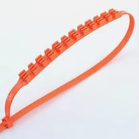 Attaches de câble en nylon réutilisables antidérapantes solides de 900mm pour pneu de voiture