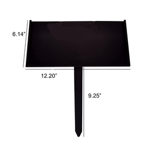 Support de marqueur de tombe Piquet de jardin en métal Panneau de cour Piquet Support de <span class=keywords><strong>plaque</strong></span> en métal Présentoir - Product Image 1