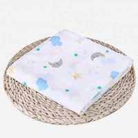 Emmaillotement 70% bambou 30% coton, 2 couches, mousseline pour bébé, 60x60cm