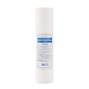 5 Micron Whole House Sediment Water Filter Cartridge 10" X 2.5" Electric Replacement Any 10 Inch RO Unit Hotel Garage Use