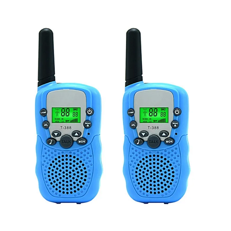 Talkie-walkie pour Enfants 22 Canaux Radio 2 Voies 3 Mile Longue Portée Jouets En Plein Air Pour Enfants Cadeaux D'anniversaire