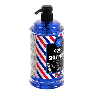 Gel à raser professionnel Gabri Fresh Face Blue Ice 1000ml, hydratant, non moussant, efficace, portable, barbier, rasage en douceur et en près de la peau - Product Image 3