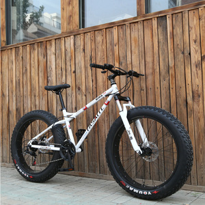 Vélo de montagne 26 pouces 7 vitesses Pneu 4.0 Fourche à suspension Jante en alliage d'aluminium Unisexe Adulte Utilisation sportive - Product Image 1