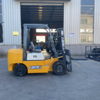 Chariot élévateur électrique 2,5 tonnes, 3 tonnes, 4 tonnes, batterie lithium-ion 48V, déplaceur latéral, hauteur de levage 3m, 4m, 5m, 6m, chariot élévateur d'entrepôt