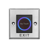 Bouton de sortie sans contact Vians Bouton capteur infrarouge sans contact