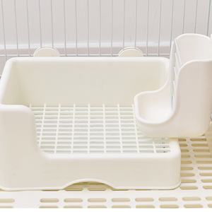 Bac à litière anti-éclaboussures pour animaux de compagnie, Totoro, lapin, cobaye, bac à litière sans sable, bac à excréments, fournitures pour lapins, toilette pour lapins - Product Image 5