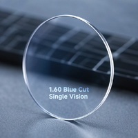Verres de lunettes Pioneer Optical 1.56 1.60 1.67 1.74 anti-lumière bleue HMC, en résine, protection UV420, pour lunettes à vision simple