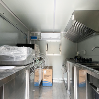 Remorque de restauration haut de gamme avec bar à smoothies et cuisine complète pour la vente de nourriture de rue et la restauration
