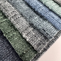 Nouveau Tissu d'Ameublement Uni en Chenille 100% Polyester Ignifuge, Style Vintage Bouclé, Personnalisable, Respirant pour Canapés et Chaises 2026