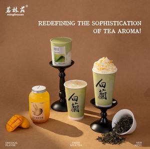 Suministro Alabanza <span class=keywords><strong>BaiLan</strong></span> BiLuoChun Té verde Flor Fragancia Leche fresca Limón Fruta Té Burbuja Tienda de té - Product Image 3