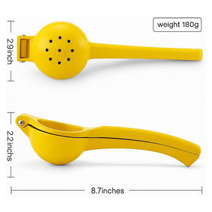 Presse-agrumes manuel 2-en-1 en alliage d'aluminium double couche pour citron, orange et lime – Outil de cuisine - Product Image 4