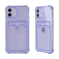 Casing Ponsel TPU Transparan Harga Murah untuk Smasung A22 Penutup Belakang Pelindung Ponsel dengan Tas Kartu
